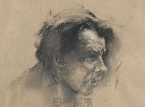 列宾美院终身教授布洛欣的素描