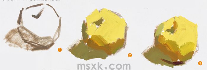 色彩起步系列之六| 苹果单体画法