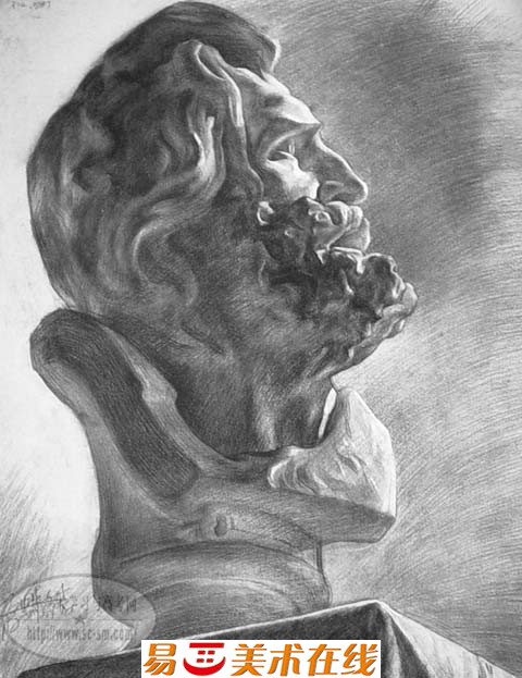素描表现的主次与虚实