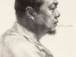 中老年男性素描头像的作画难点与要点分析