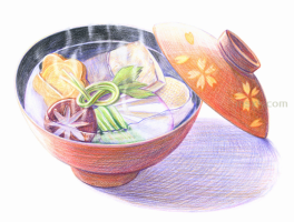 烟火气的彩铅画：味觉想象，绘就美食!