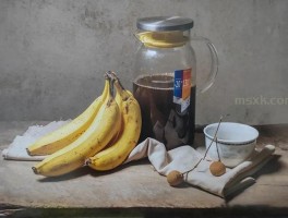 素描静物三小时作画步骤