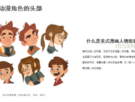 动漫系列课件1-7头部及五官画法