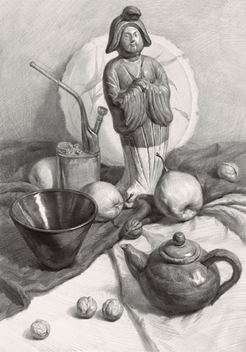 如何把素描静物画“完整”